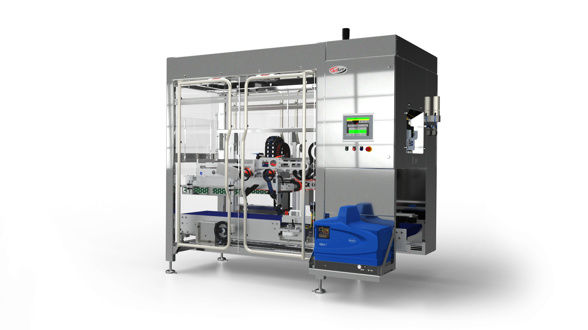 Corrugated Case & Carton Closer | F Series | Delkor Systems Corrugated Case & Carton Closer | F Series | Delkor Systems